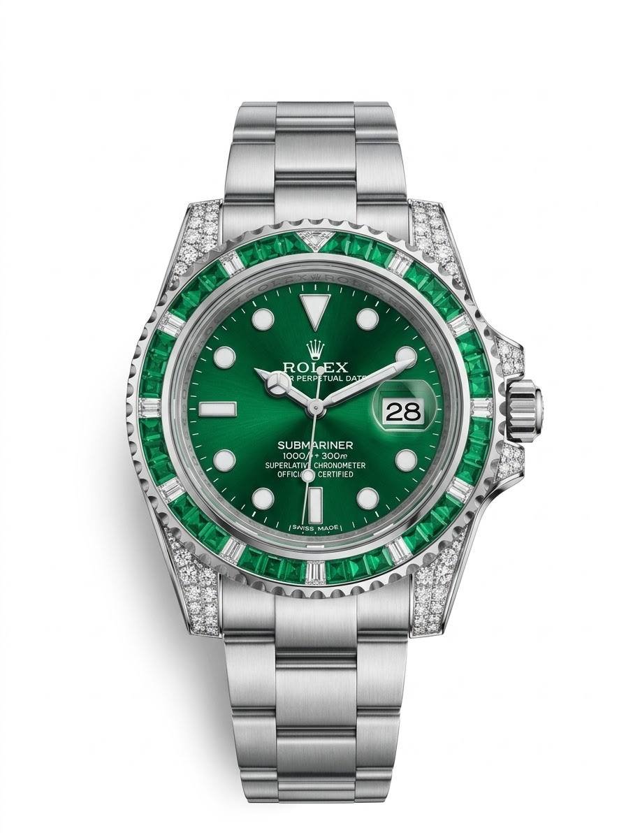 ROLEX SUBMARINER STYLE OYSTER CASE AND BRACELET