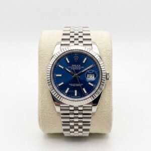ROLEX DAYJUST WITH A BLUE DIAL