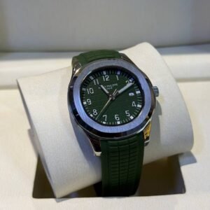 PATEK PHILIPPE AQUANAUT  WITH A KHAKI-GREEN TROPICAL