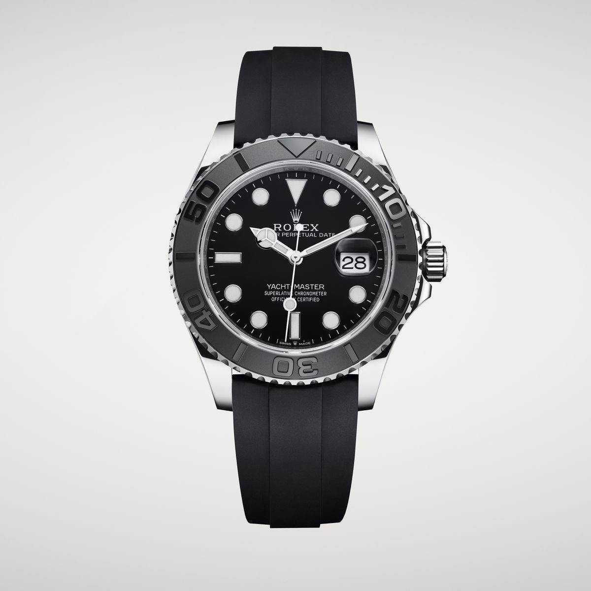 ROLEX YACHT MASTER ALL BLACK DIAL